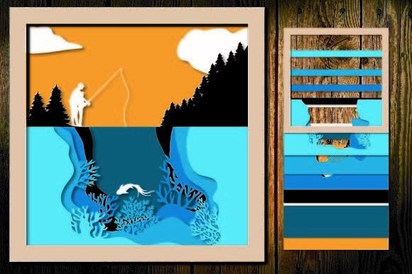 3D Fishing Shadow Box Fish: A Creative Guide