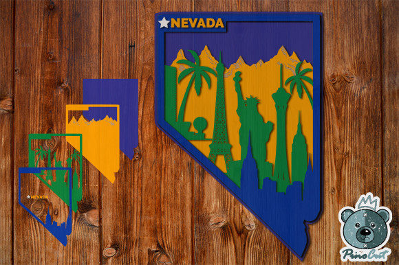 3D Layered Tropical Nevada Design