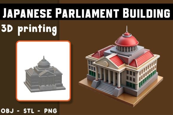 Bringing Architectural Grandeur to Life: The Japanese Parliament Building 3D Model Experience