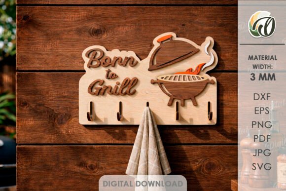 Bringing Summer Vibes Indoors with a 3D Summer Towel Rack Lasercut Grill SVG