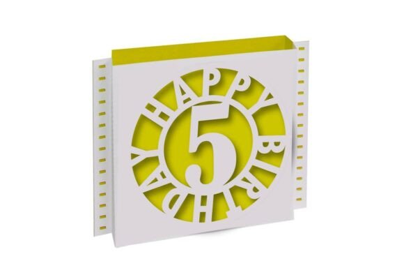 Celebrate Age 5 with a Stunning 3D Shadow Box Card