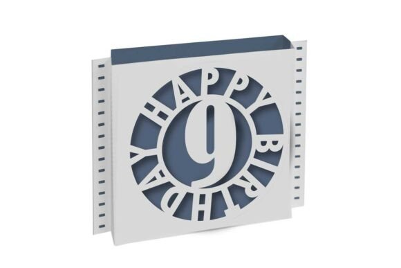 Celebrate Age 9 with a Stunning 3D Shadow Box Card