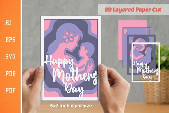 Celebrate Mom with 3D Layered Paper Art