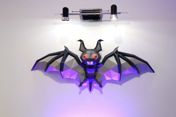 Crafting Depth: The Rise of the DIY Bat 3D Papercraft Template in Modern Home Decor
