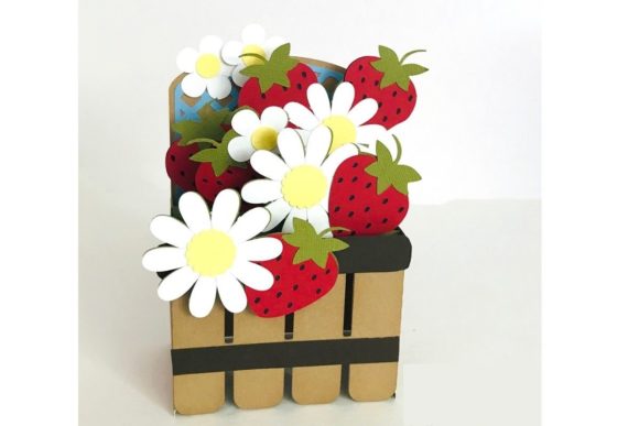 Crafting Memories with the 3D Strawberry Basket Box Card