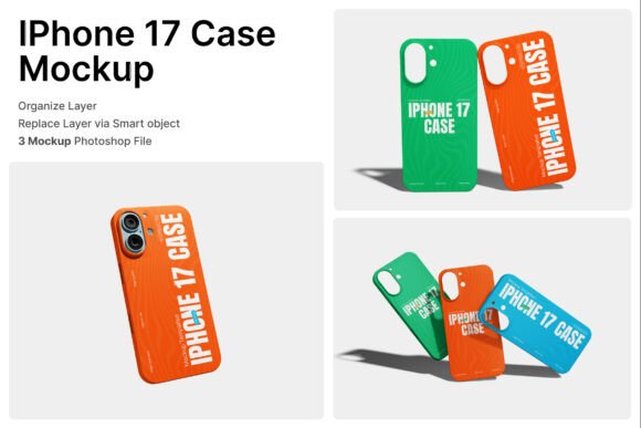 Elevating Mobile Accessory Branding with the iPhone 17 Case 3D Mockup