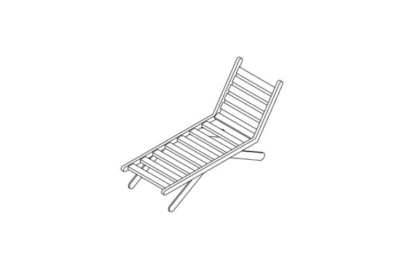 Mastering the Chaise Lounge Icon in Isometric 3D Style for Modern Design