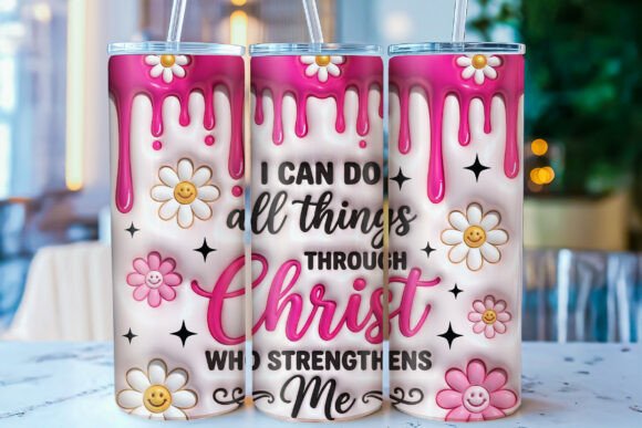 Strategic Branding with the 3D Inflated Christian Faith Tumbler Wrap