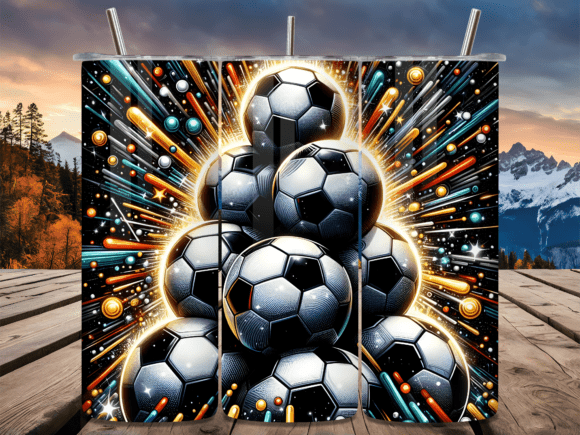 The Evolution of Sports Merchandising: Mastering the 3D Fire Blast Soccer Sports Tumbler Wrap