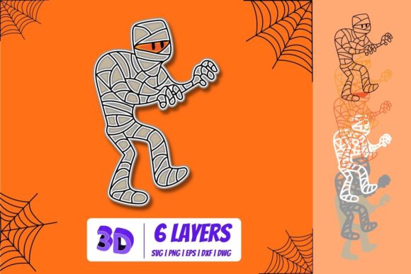 Unlock Spooky Creativity with 3D Mummy SVG Files
