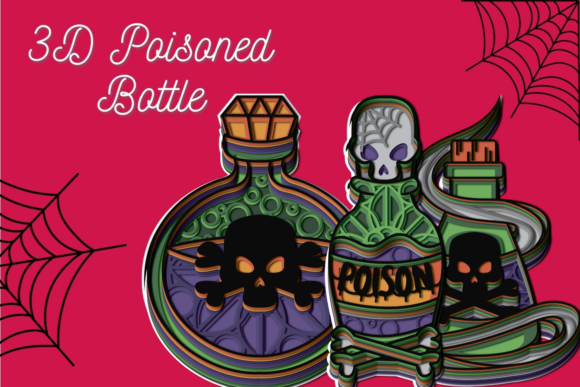 Unlocking Creative Potential with the 3D Poisoned Bottle SVG Bundle for Digital Crafting