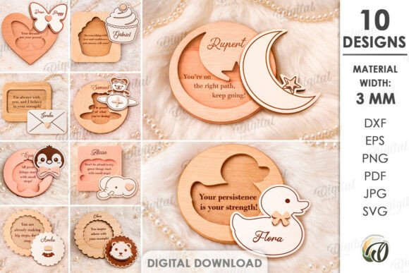 Unlocking Creativity with the 3D Kids Cards Bundle Laser Cut Collection